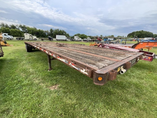 **AS IS**2000 Fruehauf Tandem Axle Trailer