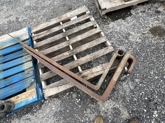 (1) 5"x60" Fork & (1) 5x48" Fork Hook Over