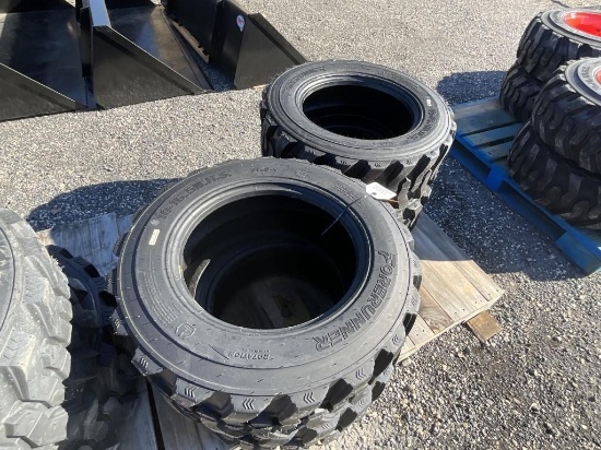 New Set (4) 10-16.5 Skid steer Tires