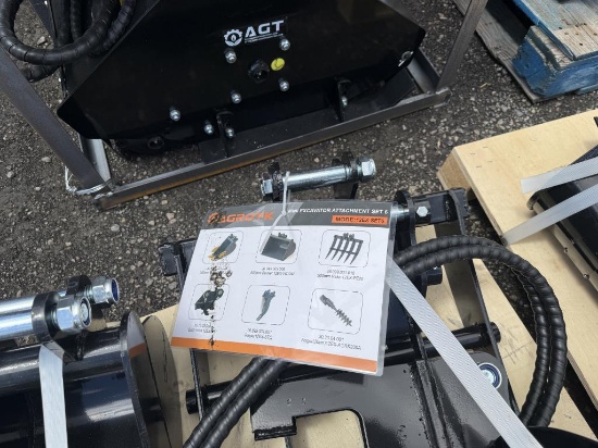 New Agrotk 6pcs. Misc. Excavator Attachment Set
