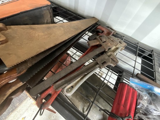 (4) Pipe Wrenches