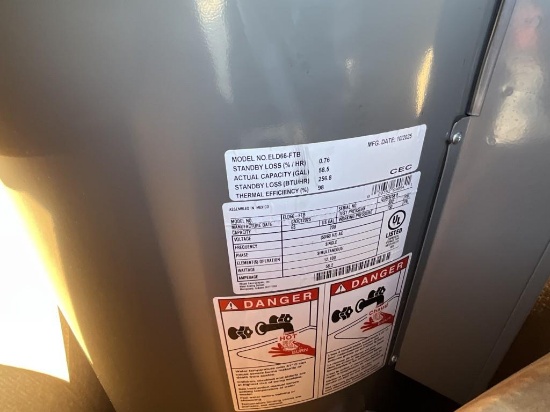 New 120gal. Electric Water Heater