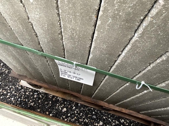(22) Square Edge 23 1/2" x 35 3/8" x 2" Pavers