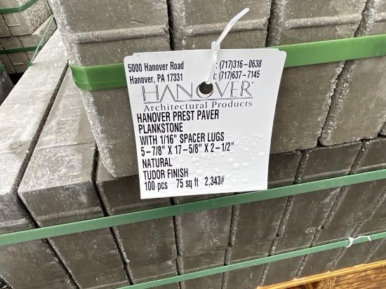 (100) Plankstone 5 7/8" x 17 5/8" x 2 1/2" Pavers