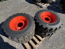 (4) New 12-16.5 Tires & Wheels