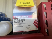 (5) Black & Decker 6in. Polishing Pads