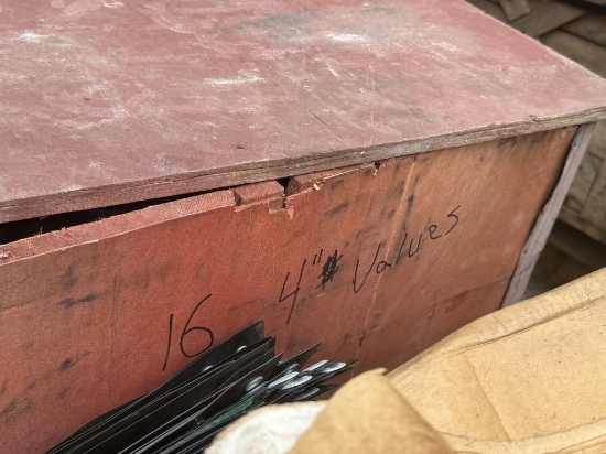 (16) 4" Water Valve Shut Off