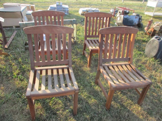 Set Of Wooden Chairs