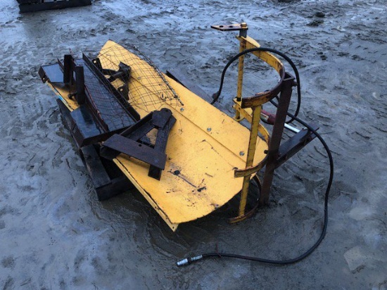 Skid Steer Plowing Attachment