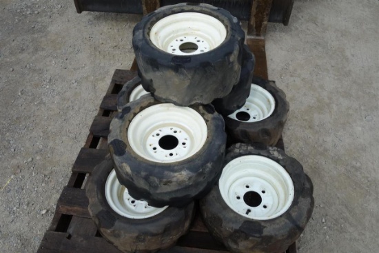 Pallet of Tires on Rims