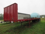 1972 Miller 40' Flatbed w/ Poly Water Tank