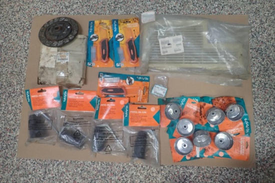 MISC. KUBOTA TOOLS AND BELTS LOT