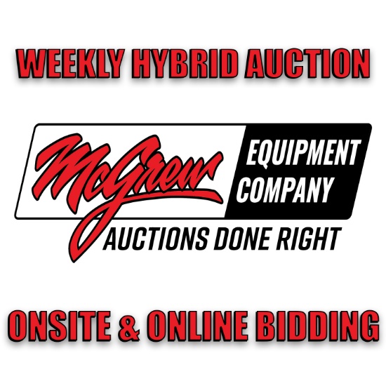 McGrew Equipment Live ONSITE Auction