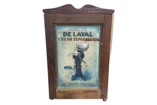DeLeval Cream Separator Wooden Tool Cabinet