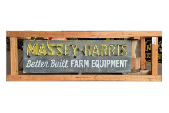 Massey Harris Massey Harris DS Neon Bull Nose Sign