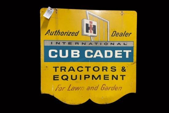 IH Cub Cadet DST Hanging Dealer Sign