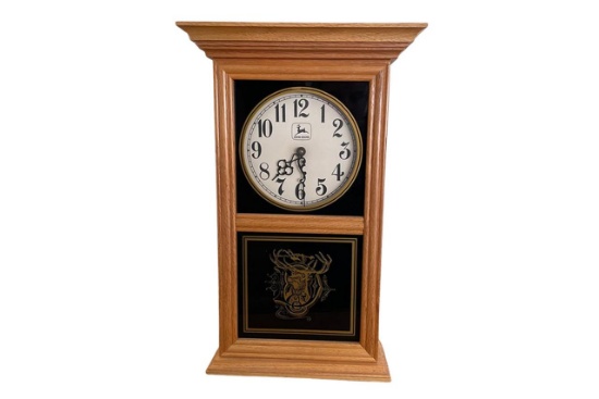 1980's John Deere Two Legged Clock NOS