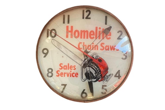 Homelite Chainsaws SALES & SERVICE Lighted Clock