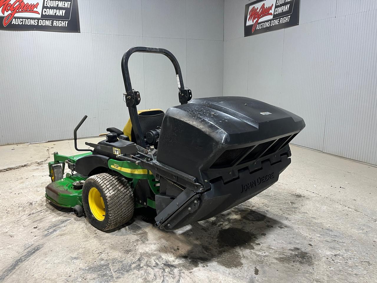 John Deere 757 Zero Turn Mower with Bagger Proxibid