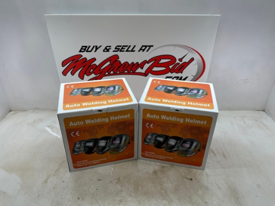 Pair of Welding Helmets