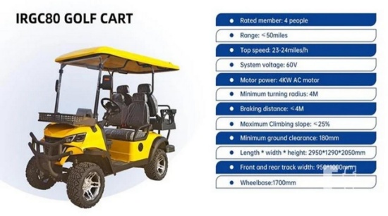 2025 IR GC80 Golf Cart