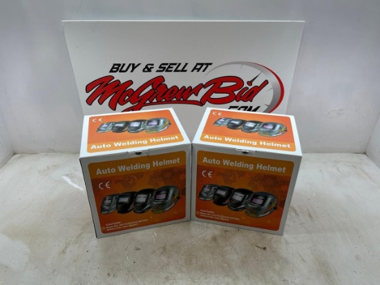 Pair of Welding Helmets