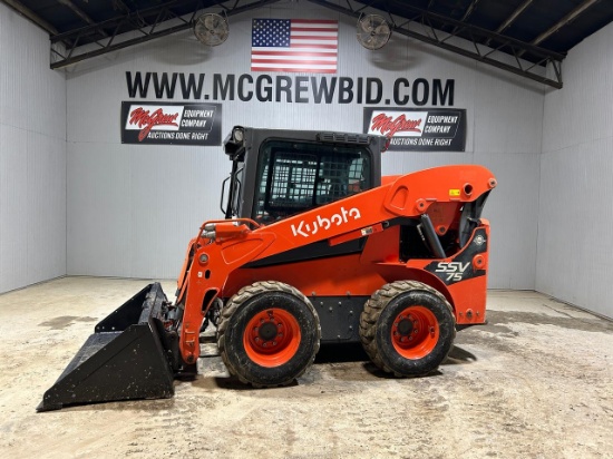 2017 Kubota SSV75 Skid Steer Loader