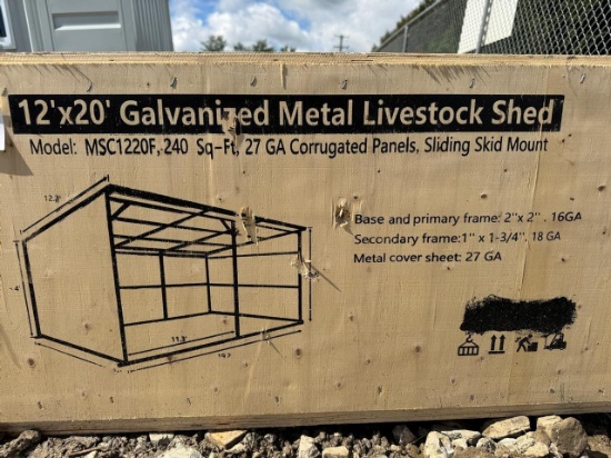 All-Steel MSC1220F Livestock Shed