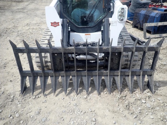Wildcat 84" Skid Steer Root Rake