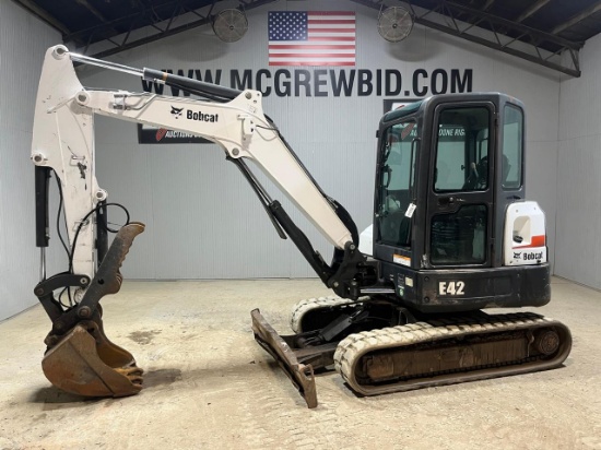 2016 Bobcat E42 Mini Excavator