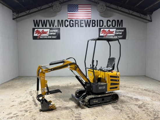 2024 AGROTK MX12R Mini Excavator