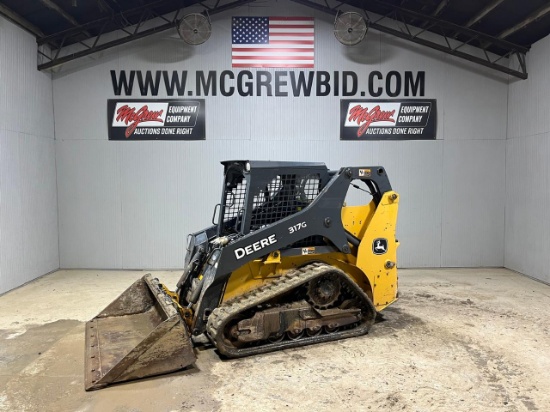 2017 John Deere 317G Skid Steer Loader