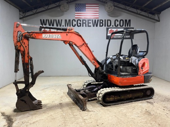 2017 Kubota KX040-4R1A Mini Excavator