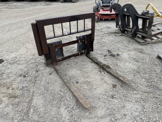 48" Skid Steer Pallet Forks