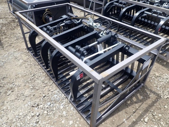 JCT 84" Skid Steer Rock Grapple