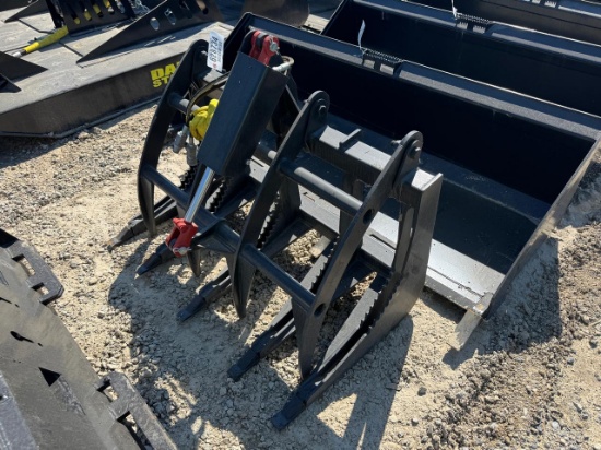 Wildcat 44" Skid Steer Root Rake Grapple