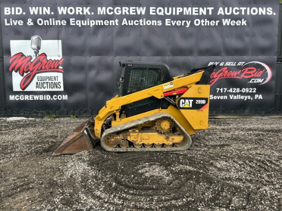 2018 Caterpillar 289D Skid Steer Loader