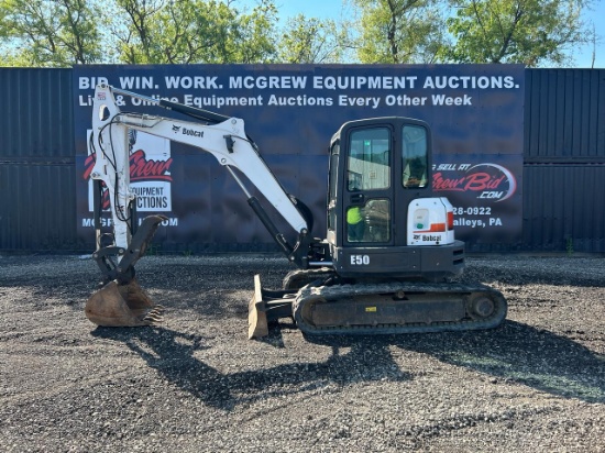2018 Bobcat E50 Mini Excavator