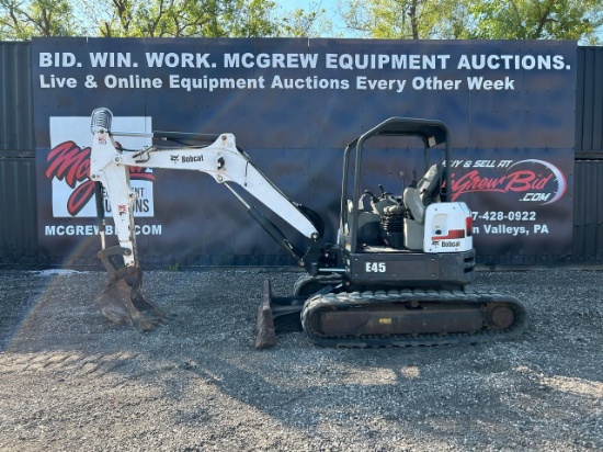 2015 Bobcat E45 Mini Excavator