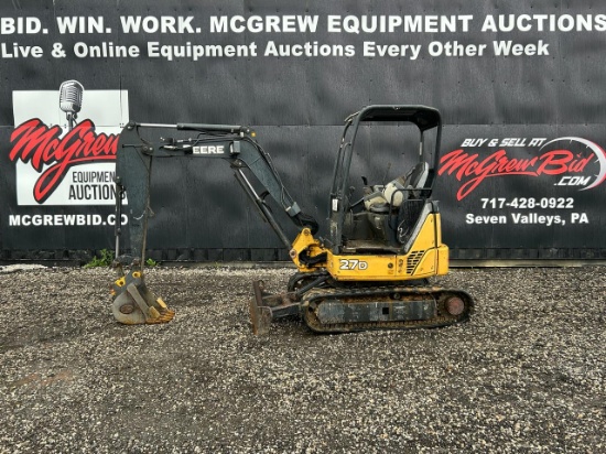 John Deere 27D Mini Excavator