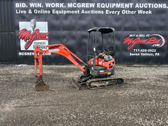2020 Kubota U17 Mini Excavator