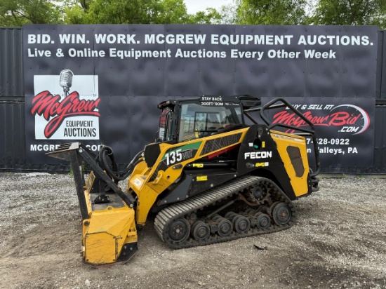 Fecon 135VRT Skid Steer Loader with Mulching Head