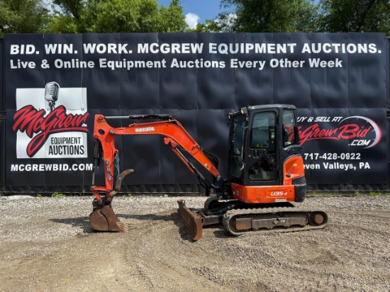 2015 Kubota U35-4 Mini Excavator