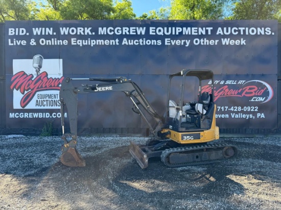 2015 John Deere 35G Mini Excavator