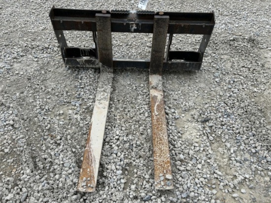 38” Pallet Forks For Skid Steer Loader