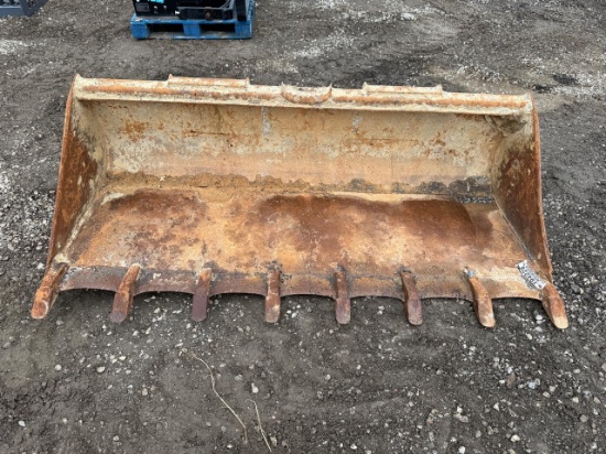 76” Skid Steer Tooth Bucket