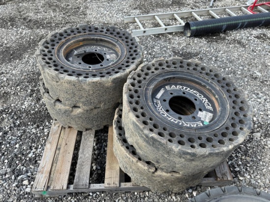 30x10-16 Solid Skid Steer Tires