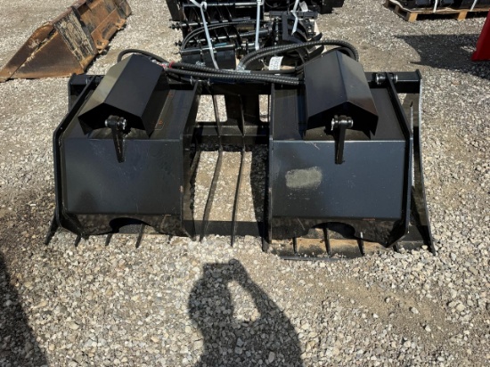 72" Skid Steer Skeleton Grapple