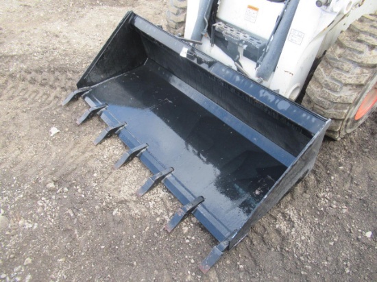 Wildcat 74" Skid Steer Tooth Bucket