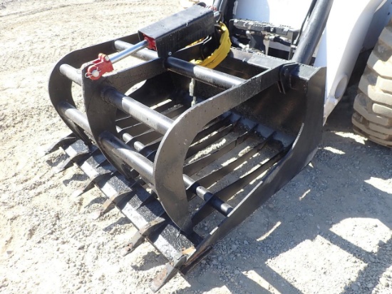 Wildcat 48" Skid Steer Skeleton Grapple w/ Teeth